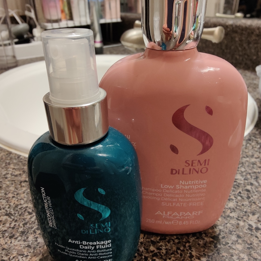 Shampoo and hair spray